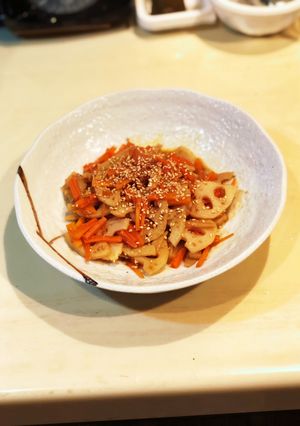 生姜でピリ辛　れんこんきんぴら-レシピのメイン写真