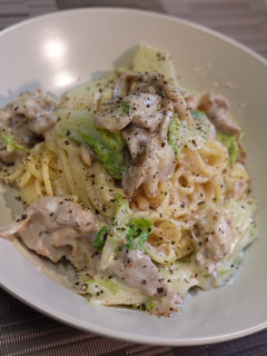 豚肉と白菜のクリームパスタ-レシピのメイン写真