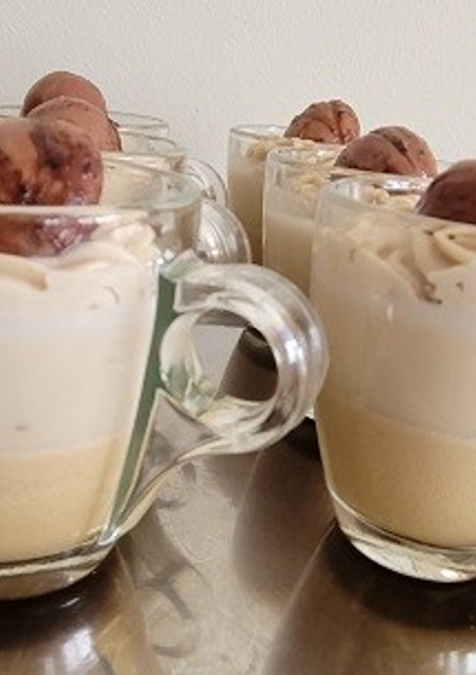 コーヒーと栗のプリン-レシピのメイン写真