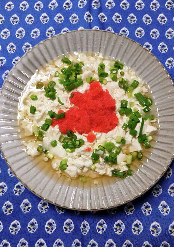 ヨウサマの減塩明太おぼろ豆腐-レシピのメイン写真