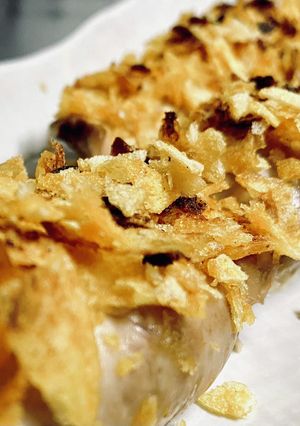 【鮭・白子】コンソメ・ポテチ焼き-レシピのメイン写真