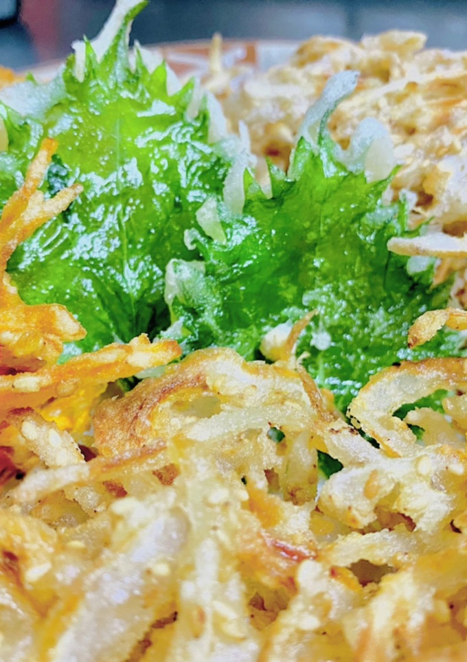 胡麻かき揚げのお野菜3品-レシピのメイン写真