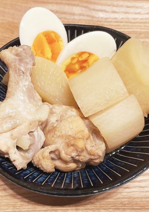 炊飯器簡単★手羽元たまご大根のさっぱり煮-レシピのメイン写真