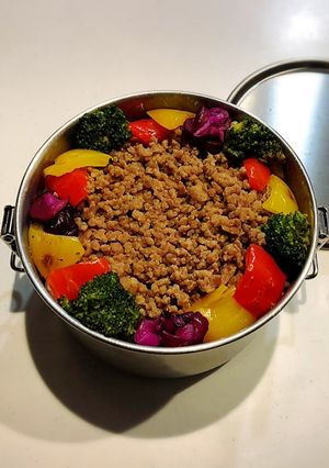 のっけ弁当2022.10.26彩り野菜-レシピのメイン写真