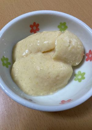 完熟柿のプリン-レシピのメイン写真