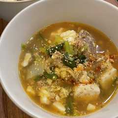 รูปของ チャプチェリメイク＊具沢山の卵スープ