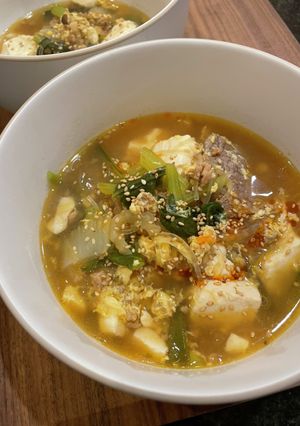 チャプチェリメイク＊具沢山の卵スープ-レシピのメイン写真