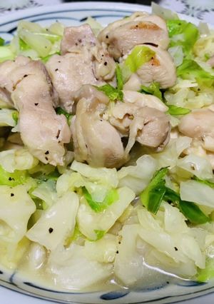 キャベツと鶏肉の旨煮-レシピのメイン写真