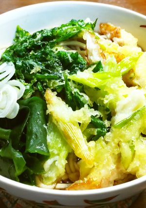 かき揚げ蕎麦　　発酵玉葱-レシピのメイン写真