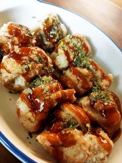 里芋の揚げたこ焼き風-レシピのメイン写真