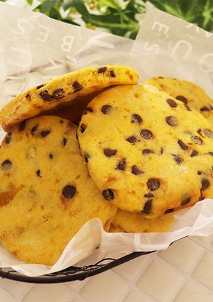 ハロウィンに★かぼちゃのチョコクッキー-レシピのメイン写真