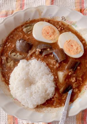 お皿料理？レンジ10分以内！一人前カレー-レシピのメイン写真