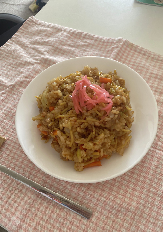 簡単そばめし-レシピのメイン写真
