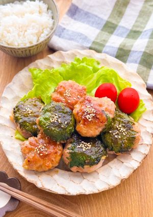 豚こま肉で作る♩大葉つくね-レシピのメイン写真