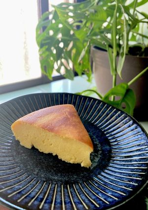 炊飯器で作る米粉のスフレチーズケーキ-レシピのメイン写真