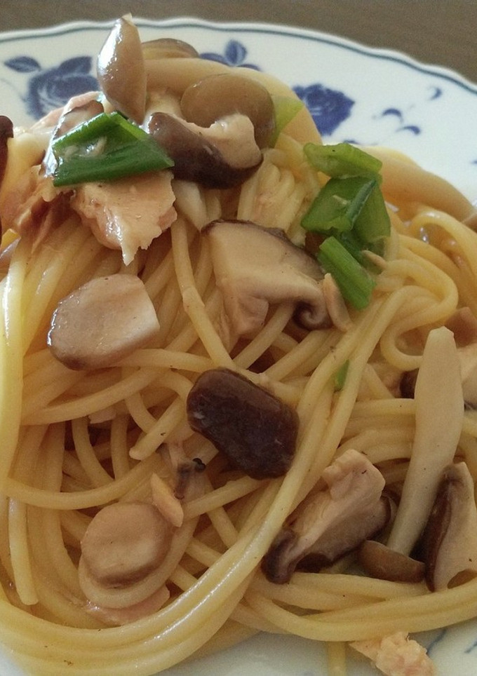 ツナときのこの和風パスタ-レシピのメイン写真