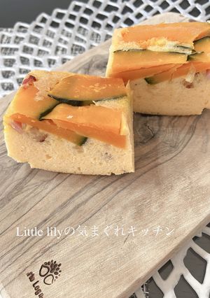 かぼちゃとベーコンのケークサレ-レシピのメイン写真