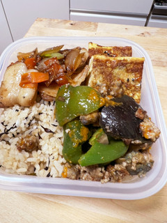 茄子とピーマンの甘味噌☆ひじきご飯弁当-レシピのメイン写真
