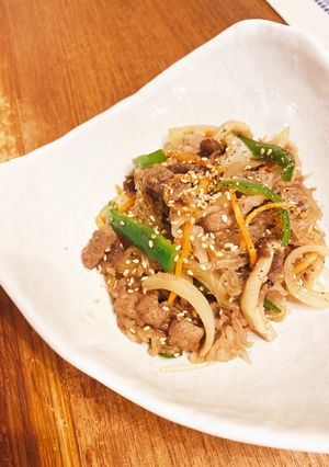 味付け簡単！チャプチェ☆焼肉のたれ♪-レシピのメイン写真