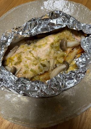 香味ダレで作る!鮭のホイル焼き-レシピのメイン写真