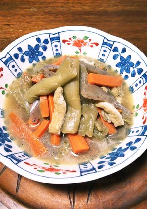昔ながらの優しい味 芋がらの煮物-レシピのメイン写真
