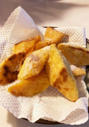 フライドスイートポテト-レシピのメイン写真