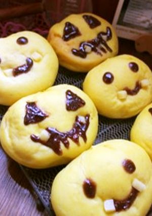 パンプキンサラダのかぼちゃパン-レシピのメイン写真