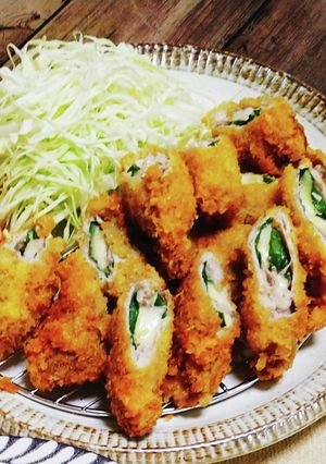 ✿豚肉と大葉のチーズ巻きフライ✿-レシピのメイン写真