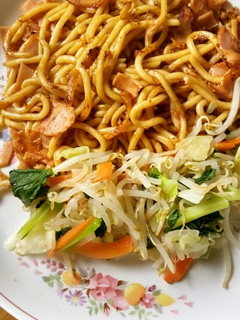 野菜別添え、ないよりましの「焼うどん」-レシピのメイン写真