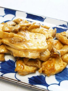 エリンギとチキンのピーナッツバター炒め-レシピのメイン写真