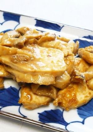 エリンギとチキンのピーナッツバター炒め-レシピのメイン写真