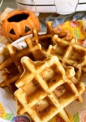 簡単！サクサク　米粉のワッフル-レシピのメイン写真