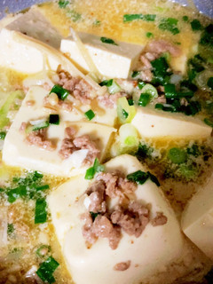 豆腐で担々スープ-レシピのメイン写真