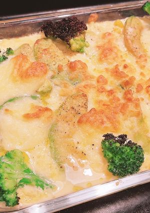 簡単節約♡ヘルシー豆腐のあつあつグラタン-レシピのメイン写真