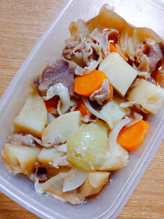 レンチン肉じゃが-レシピのメイン写真