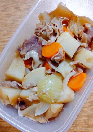 レンチン肉じゃが-レシピのメイン写真