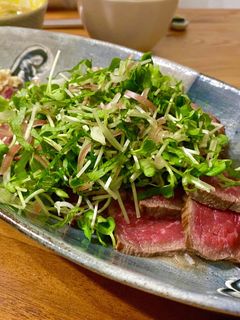 薬味たっぷりの牛たたき-レシピのメイン写真