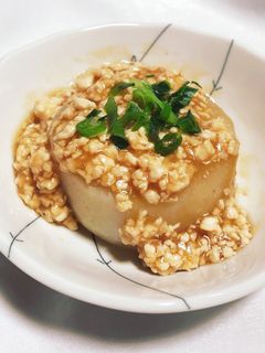 懐かしの味☆あんかけ鶏そぼろ大根-レシピのメイン写真