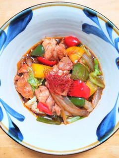 町中華の鶏もも肉と彩り野菜の中華炒め-レシピのメイン写真