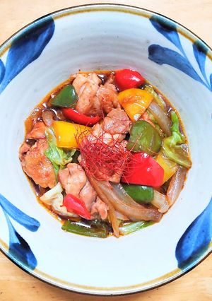 町中華の鶏もも肉と彩り野菜の中華炒め-レシピのメイン写真