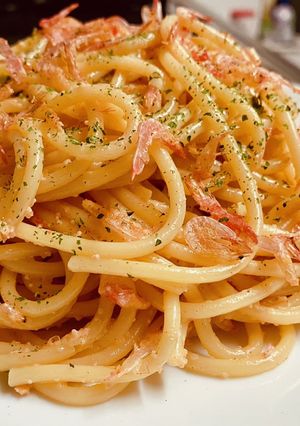 干しエビ&明太子のパスタ-レシピのメイン写真