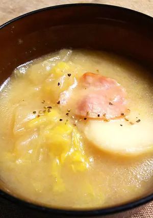 里芋とねぎの味噌スープ-レシピのメイン写真