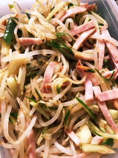 もやしときゅうりとハムの胡麻和え-レシピのメイン写真