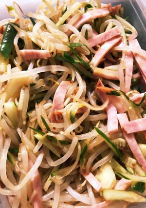 もやしときゅうりとハムの胡麻和え-レシピのメイン写真