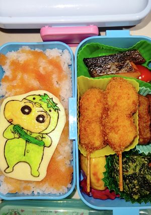 かっぱしんちゃん弁当～♪-レシピのメイン写真