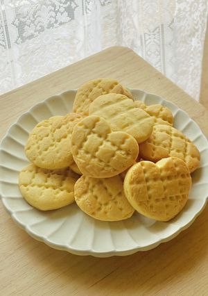 型抜きクッキー！可愛い♡格子模様-レシピのメイン写真