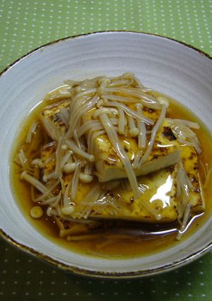 焼き豆腐のとろ~り♪えのきあんかけ-レシピのメイン写真