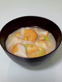 さつま揚げと納豆の…お味噌汁-レシピのメイン写真