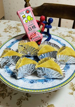 白桃もオートミールパンになりました♪♪♪-レシピのメイン写真