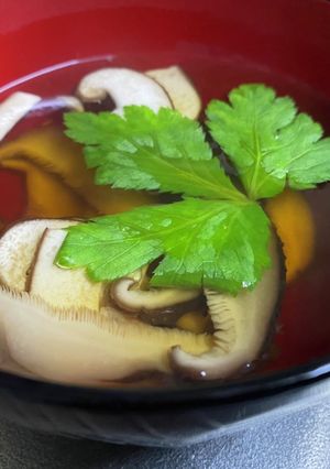 椎茸の軸入り｡｡｡すまし汁-レシピのメイン写真